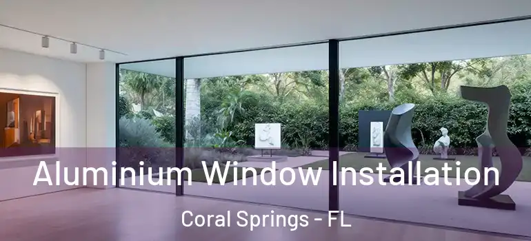  Aluminium Window Installation Coral Springs - FL